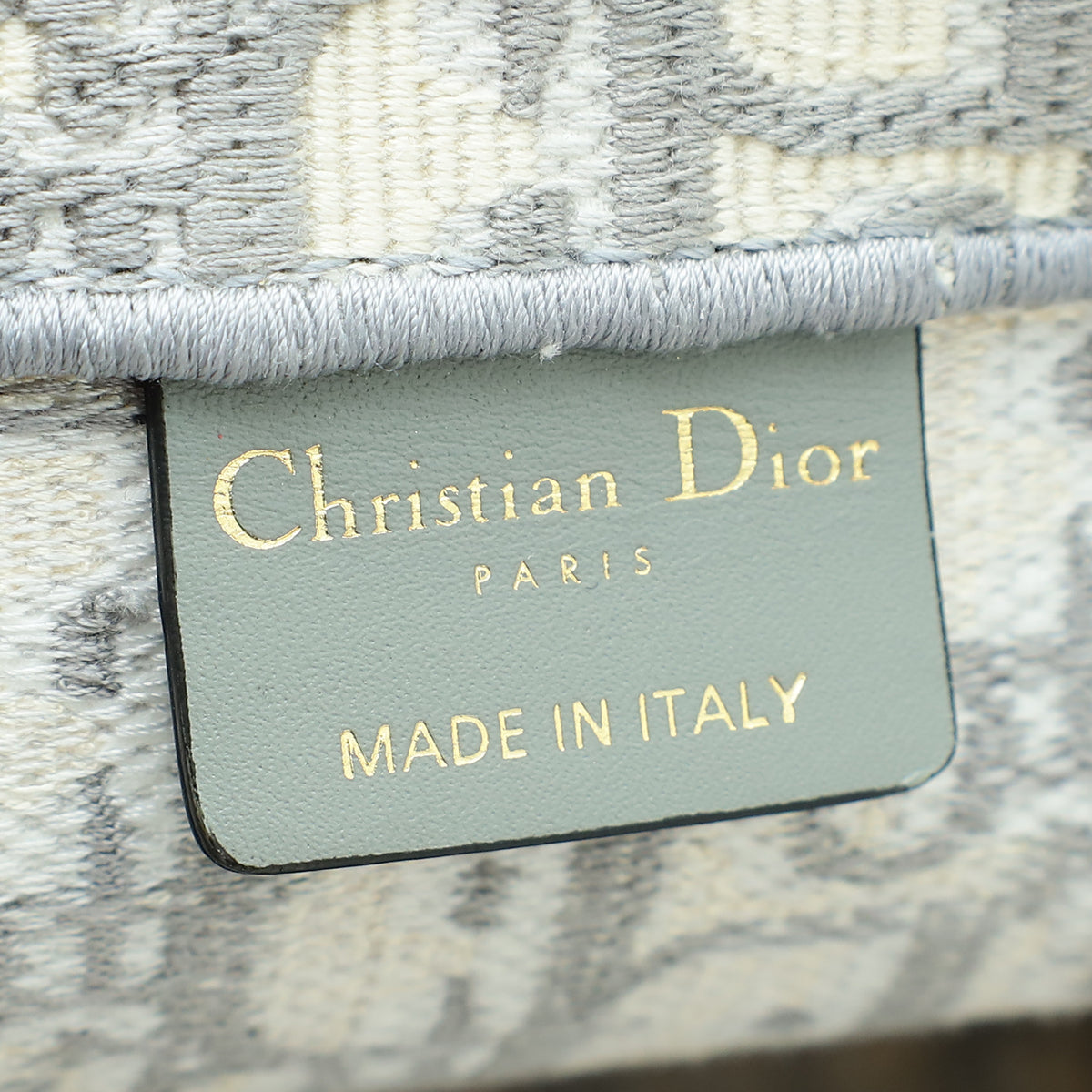 Christian Dior Grey Oblique Book Tote Large Bag