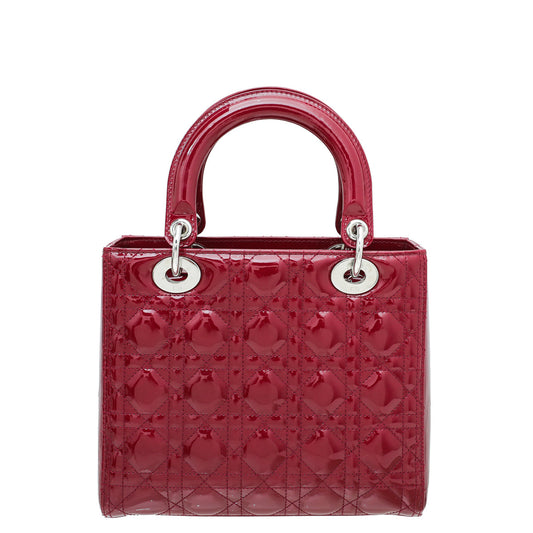 Christian Dior Cherry Lady Dior Medium Bag