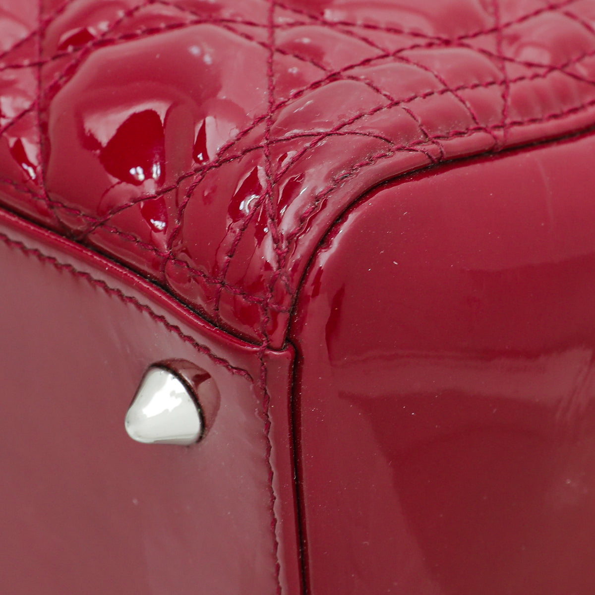 Christian Dior Cerise Lady Dior Medium Bag