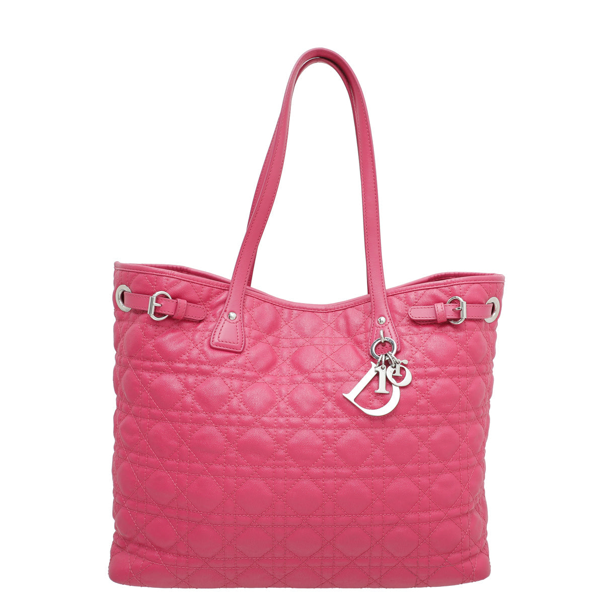 Christian Dior Fuchsia Panarea Medium Tote Bag