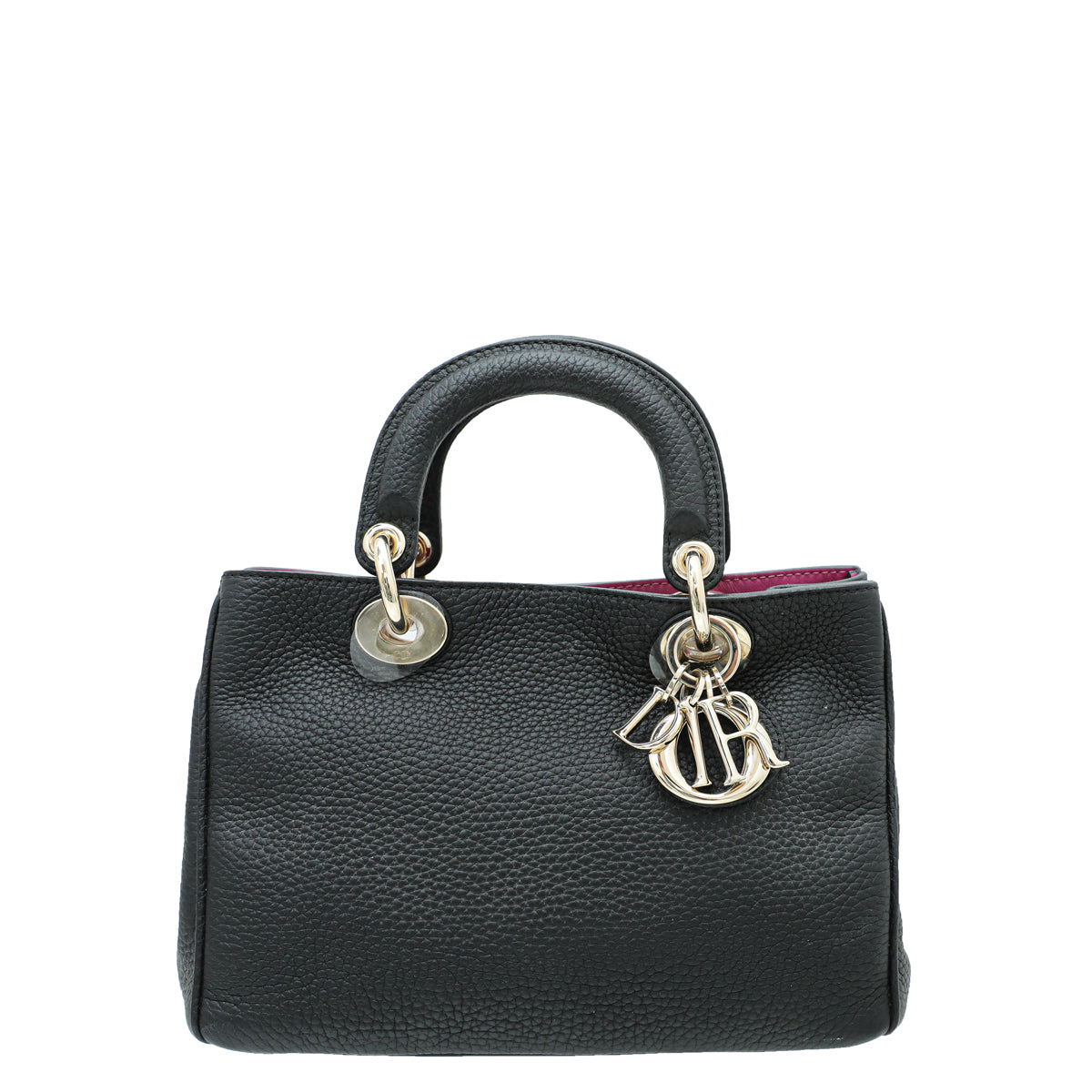 Christian Dior Black Diorissimo Mini Tote Bag