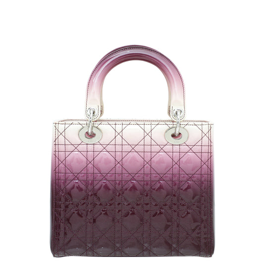 Christian Dior Ombre Violet Lady Dior Medium Bag