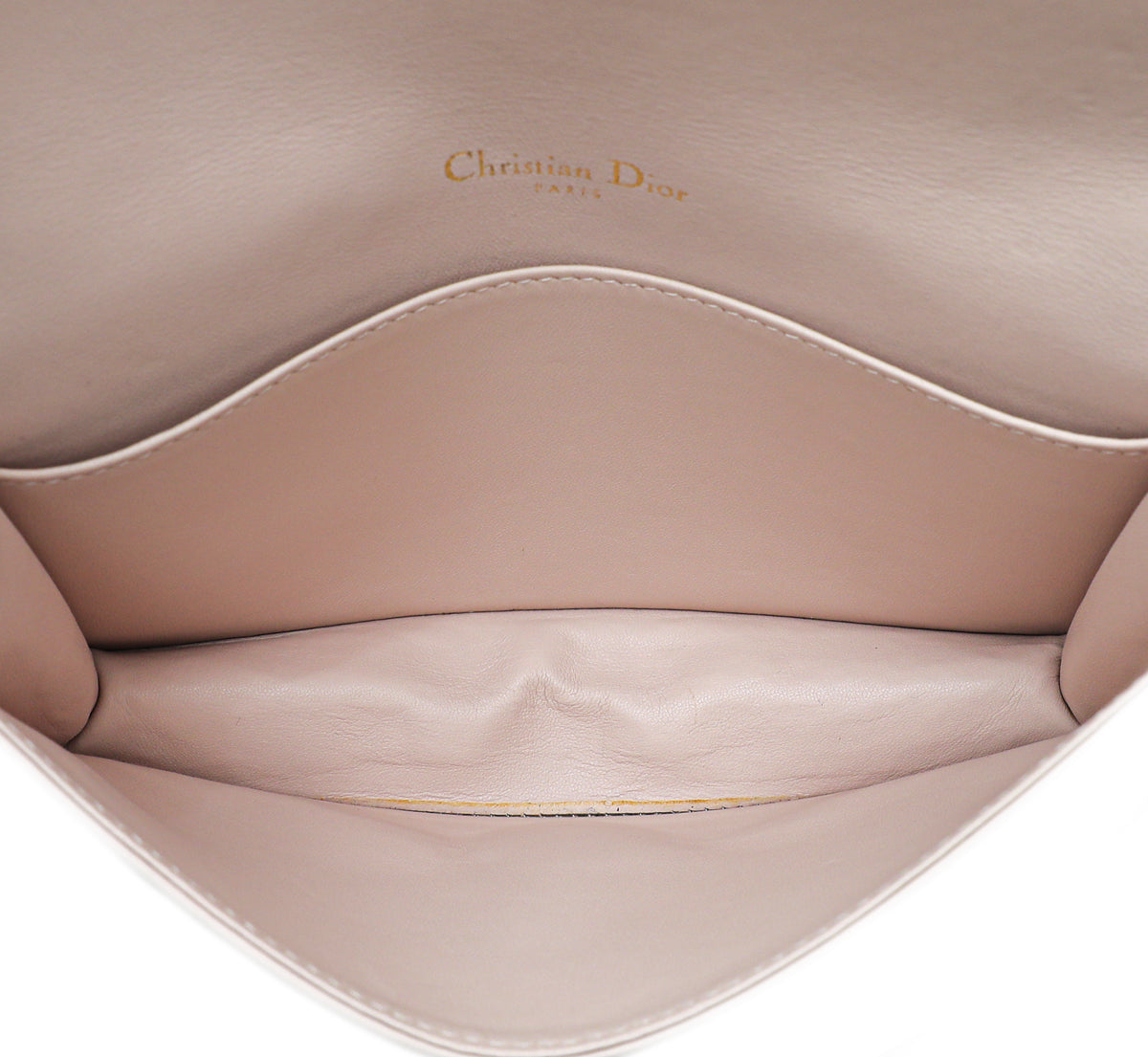 Christian Dior Light Pink Lady Dior Chain Pouch