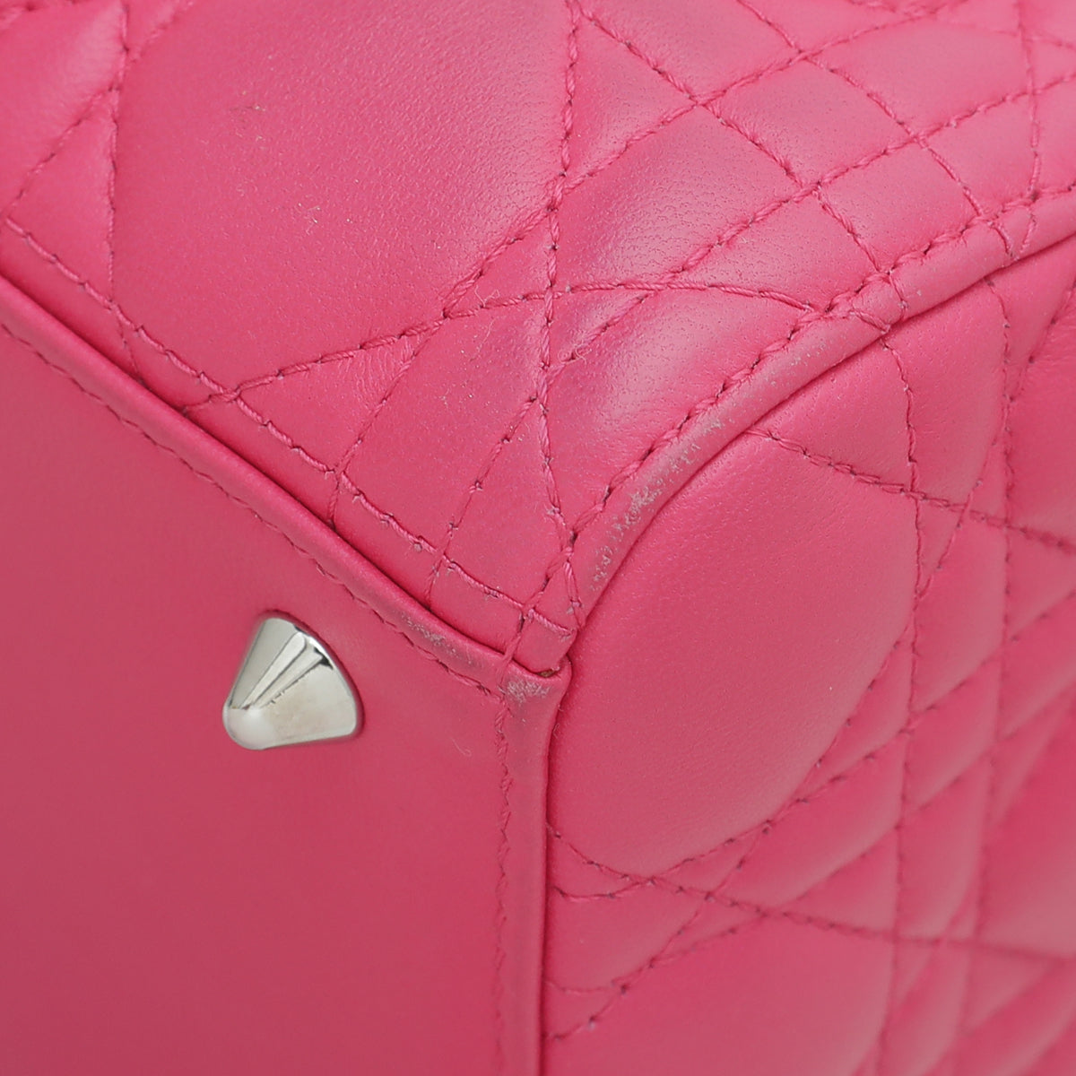 Christian Dior Hot Pink Lady Dior Medium Bag