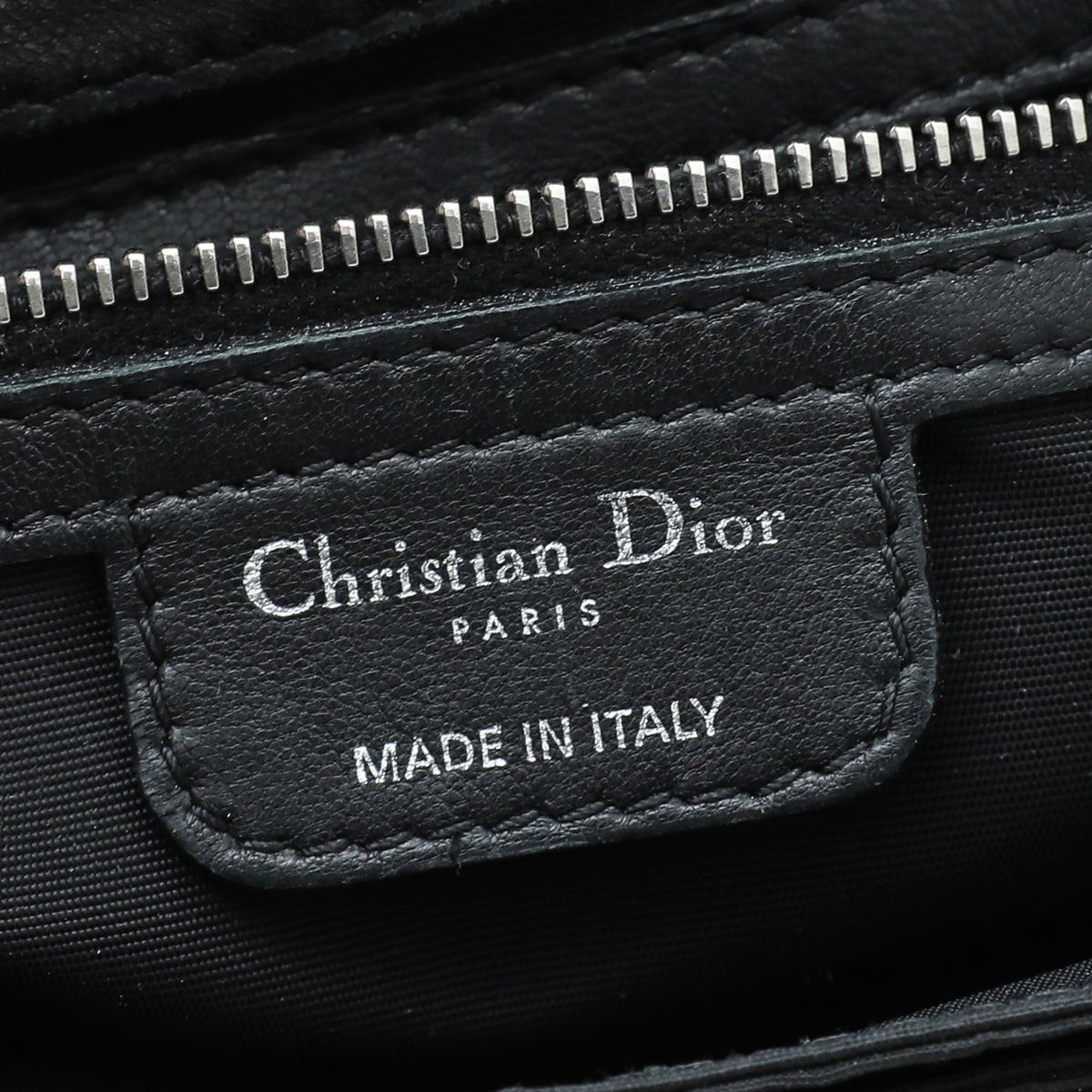 Christian Dior Black New Lock Cannage Flap Bag