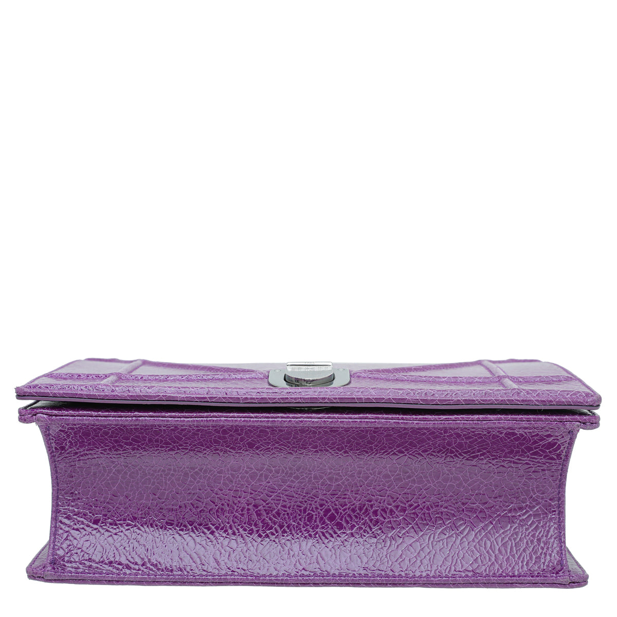 Christian Dior Violet Diorama Ceramic Effect Medium Bag