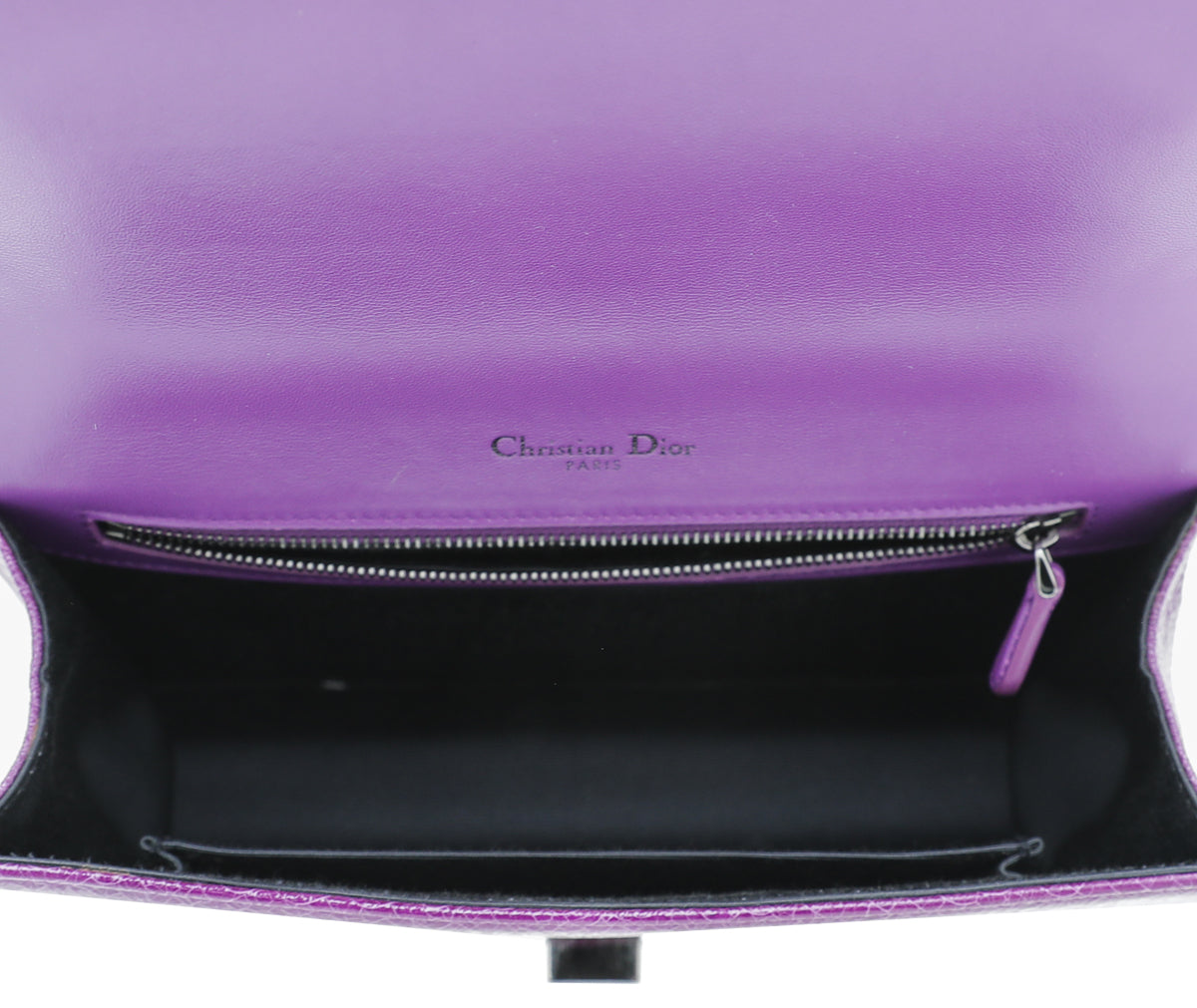 Christian Dior Violet Diorama Ceramic Effect Medium Bag