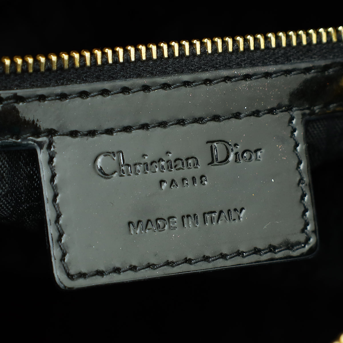 Christian Dior Black Lady Dior Medium Bag