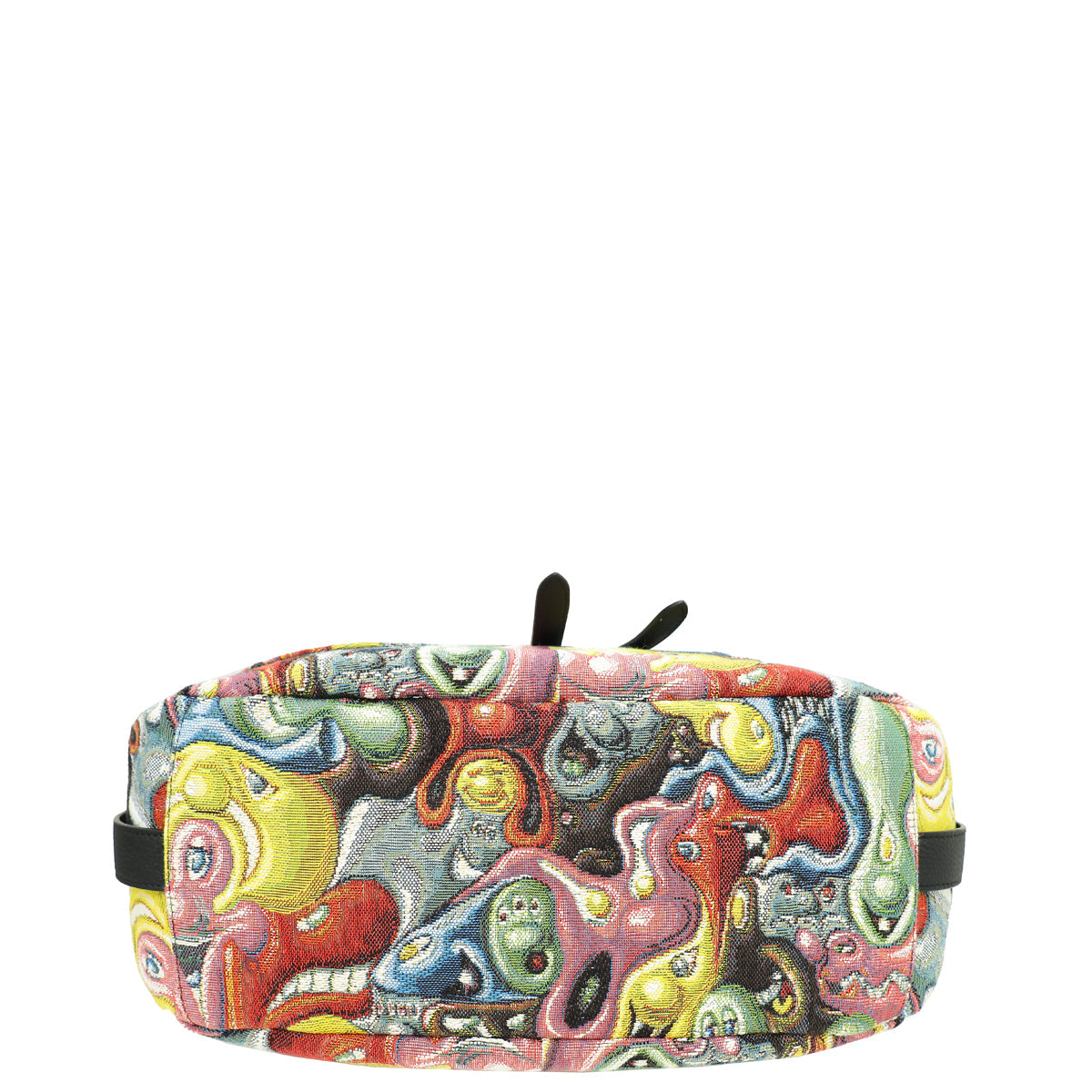 Christian Dior Multicolor X Kenny Scharf Jacquard Printed Soft Saddle Bag