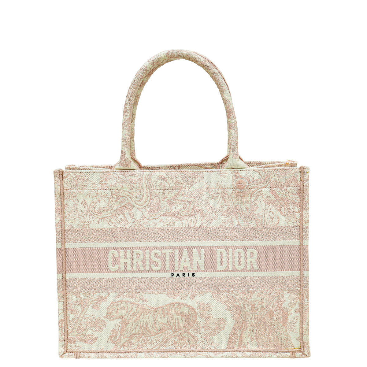 Christian Dior Pink Book Tote Toile De Jouy (SAINT TROPEZ) Medium Bag