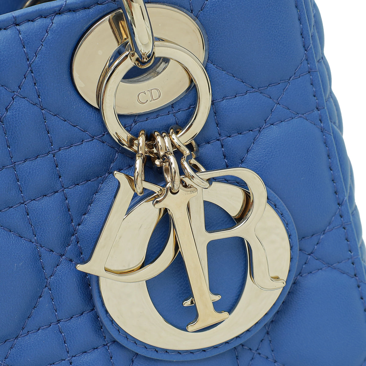 Christian Dior Blue Lady Dior MY ABCDior Small Bag