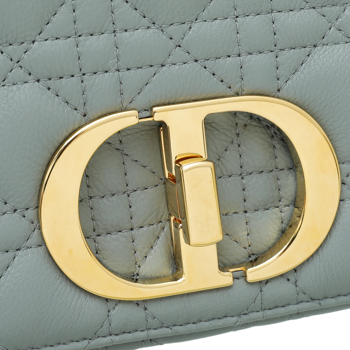 Christian Dior Gray Caro Small Bag