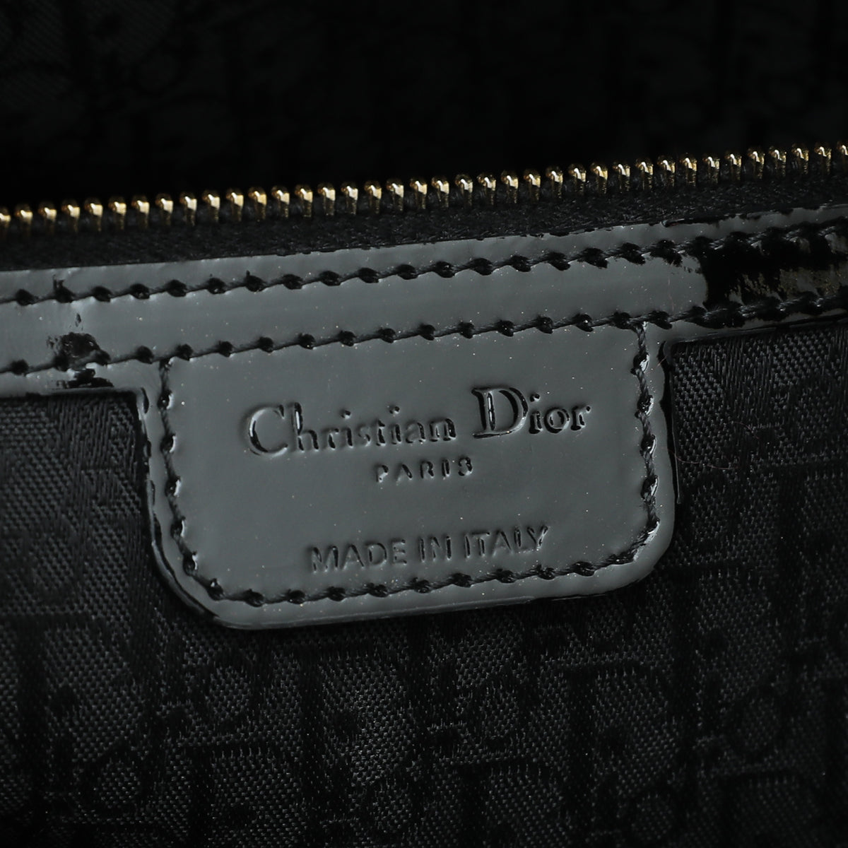 Christian Dior Black Lady Dior Large Bag