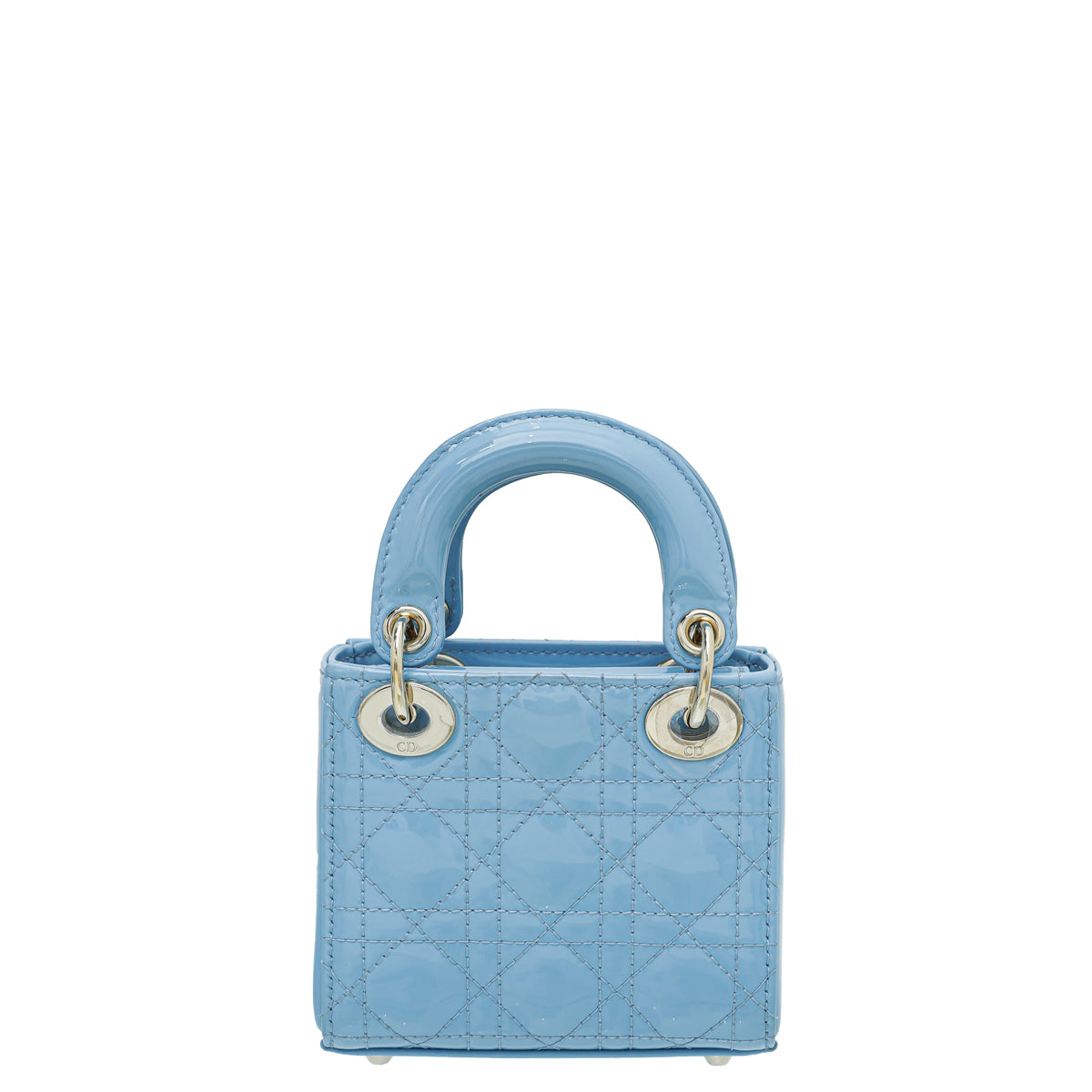 Christian Dior Blue Cornflower Lady Dior Micro Bag