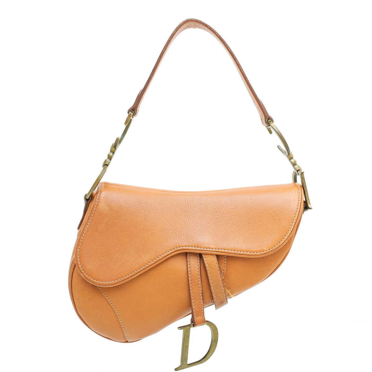 Christian Dior Caramel Saddle Medium Bag