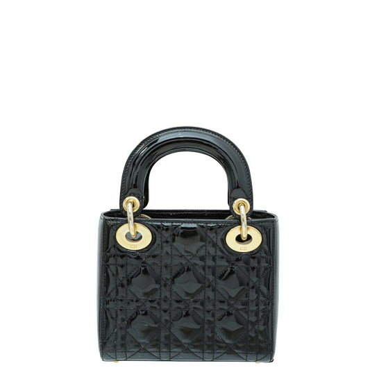 Christian Dior Black Lady Dior Mini Bag