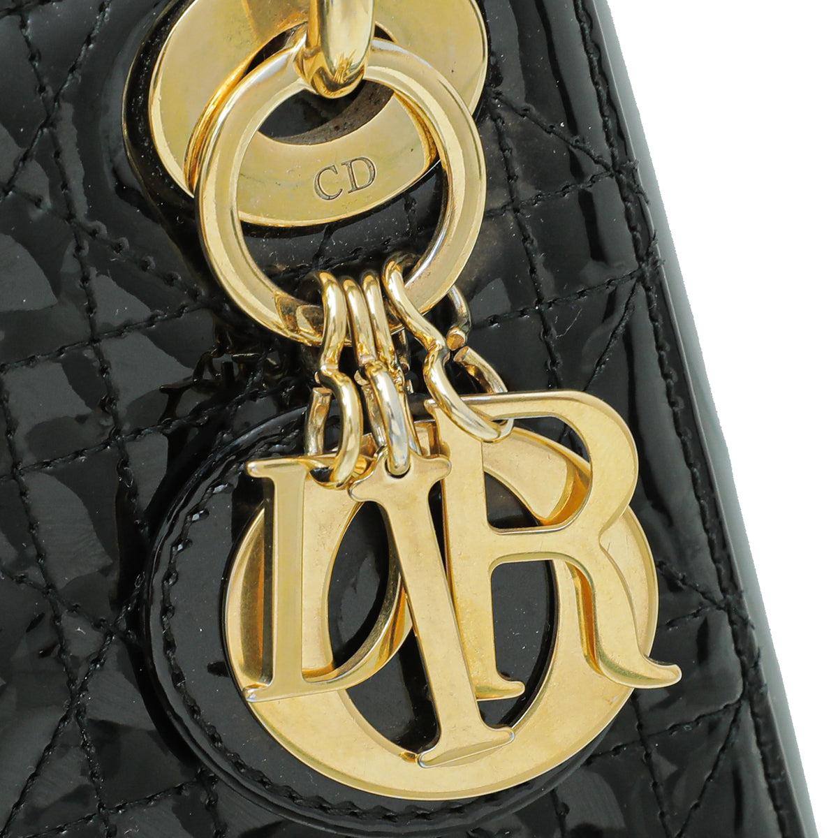 Christian Dior Black Lady Dior Mini Bag