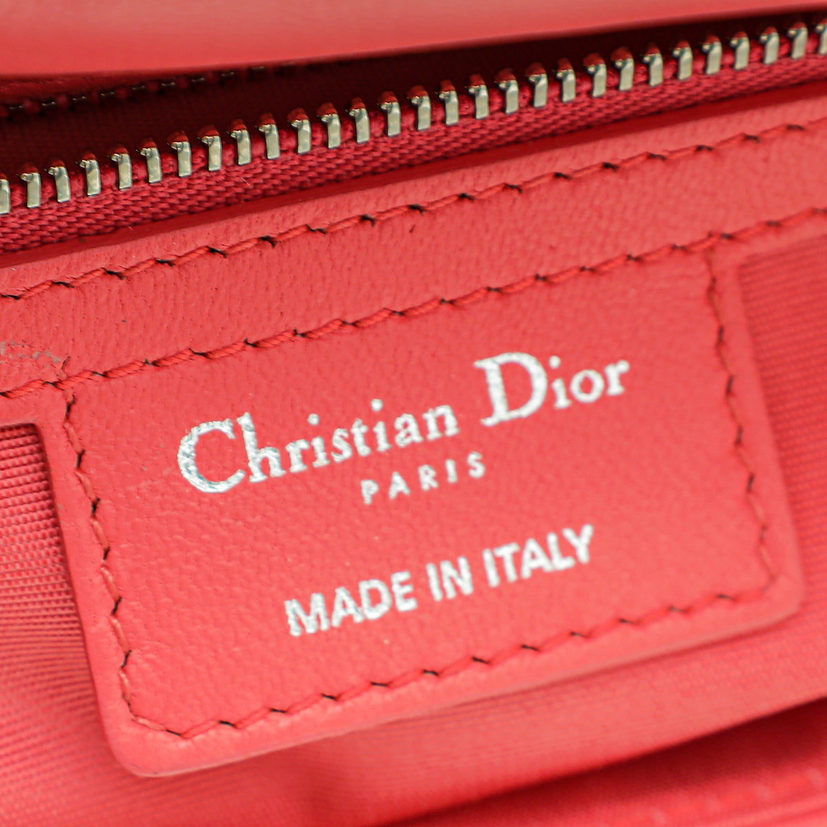 Christian Dior Coral Miss Dior Large Flap Bag