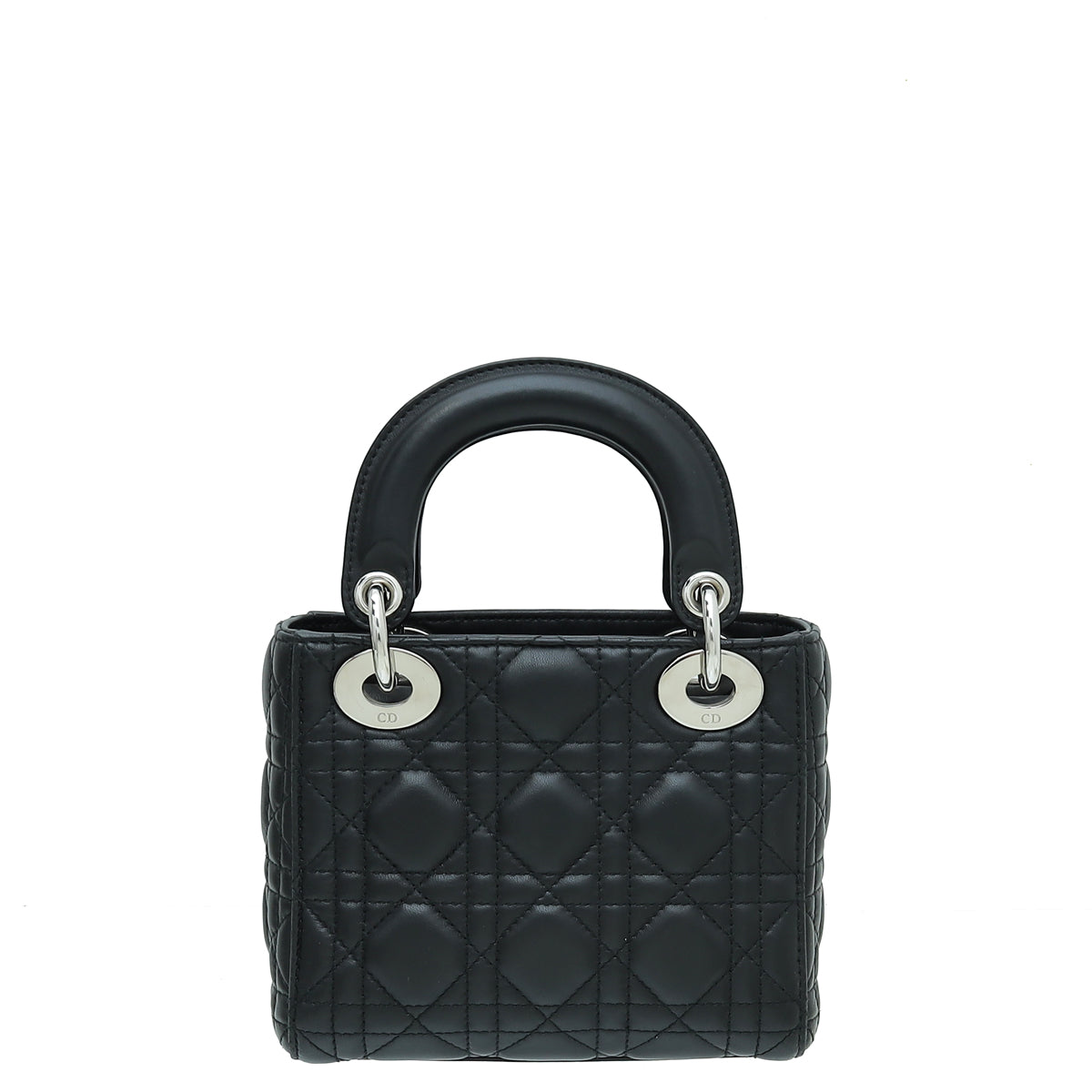 Christian Dior Black Lady Dior Mini Chain Bag