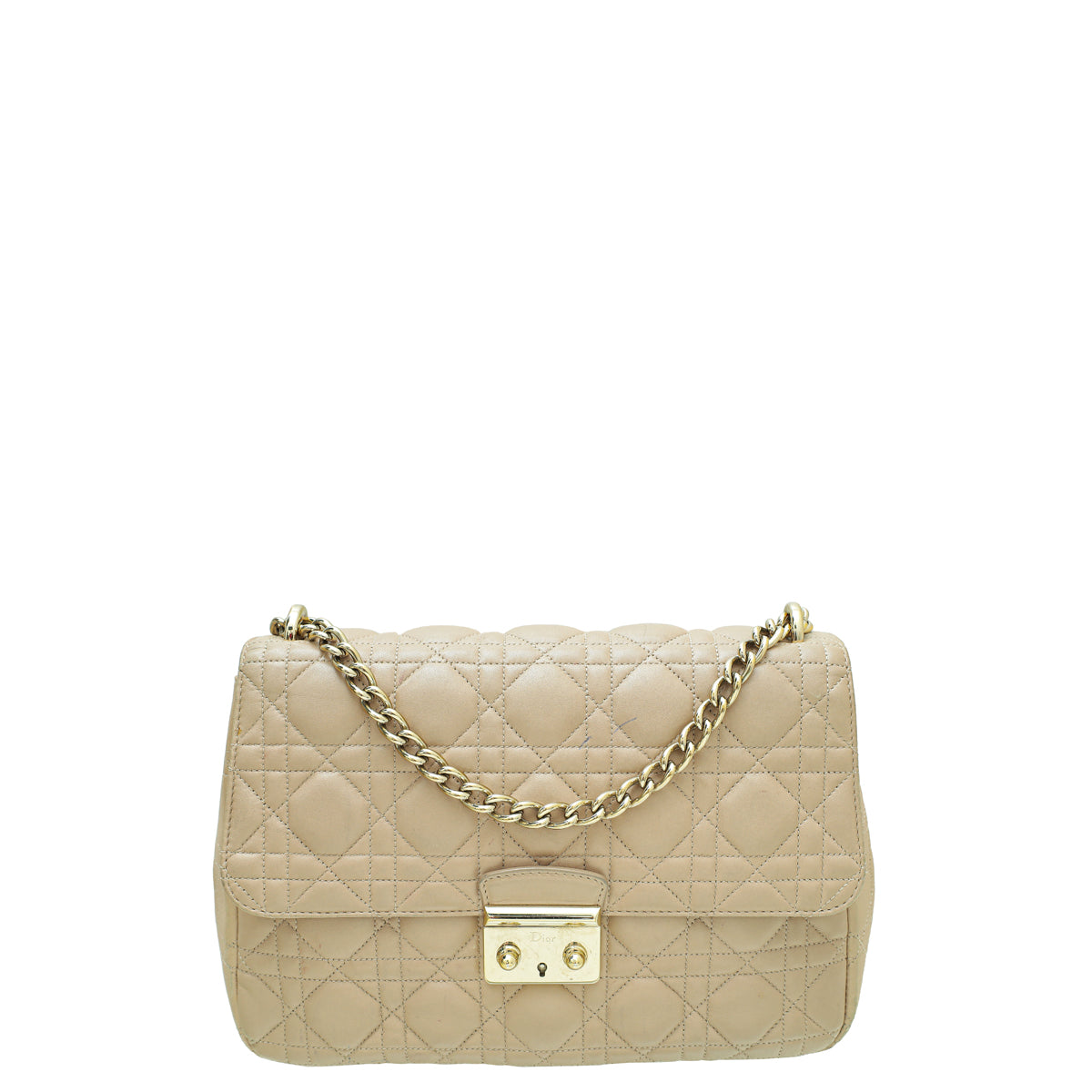 Christian Dior Beige Miss Dior Flap Bag