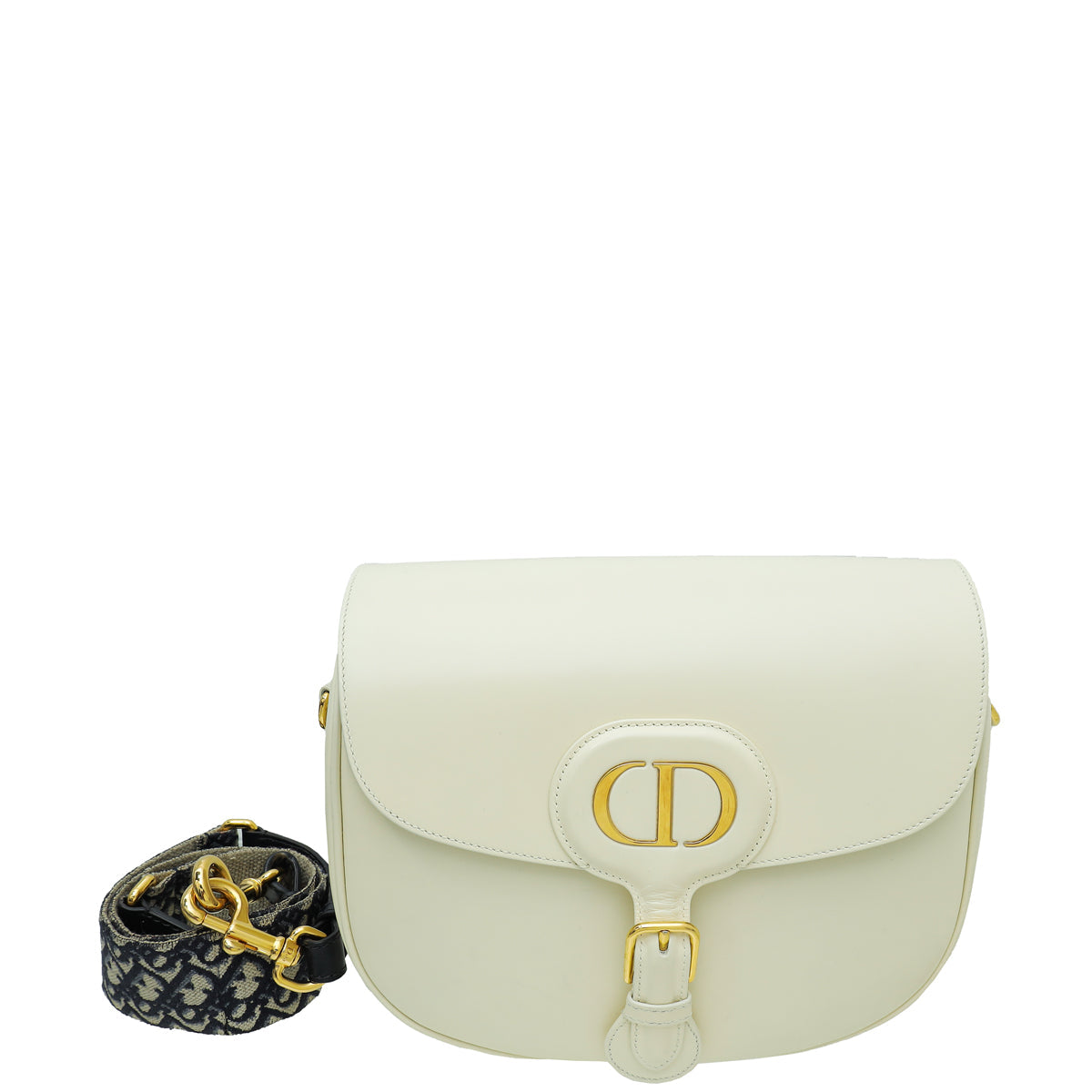 Christian Dior Cream Bobby Large Flap Bag