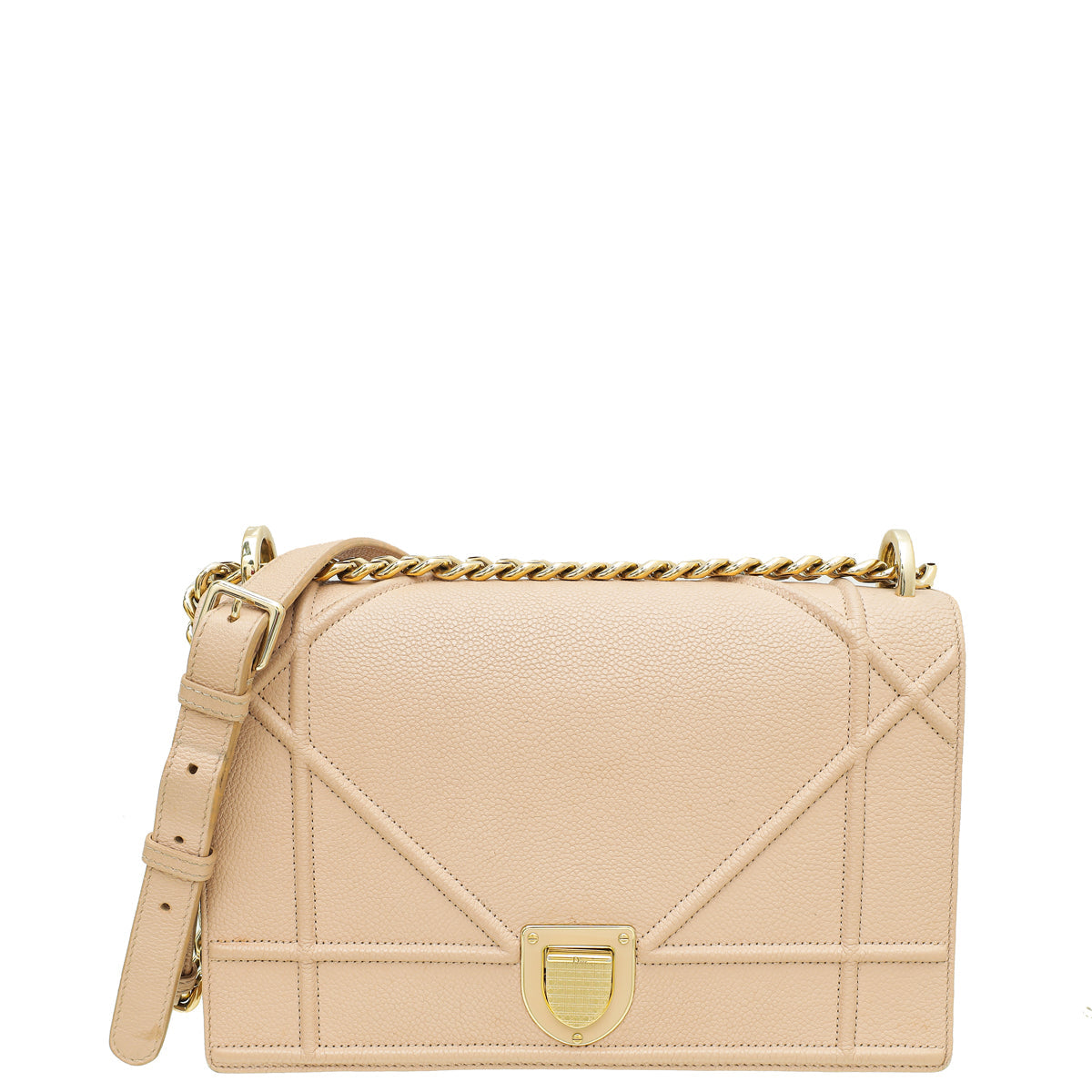 Christian Dior Light Pink Diorama Medium Flap Bag