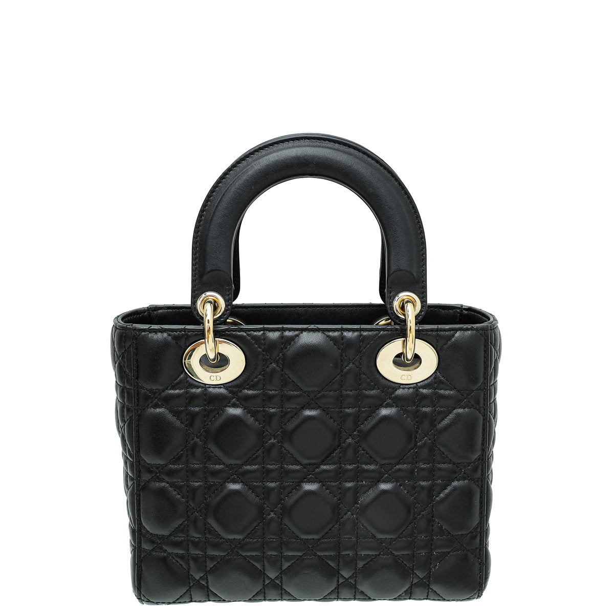 Christian Dior Black Lady Dior Small Bag