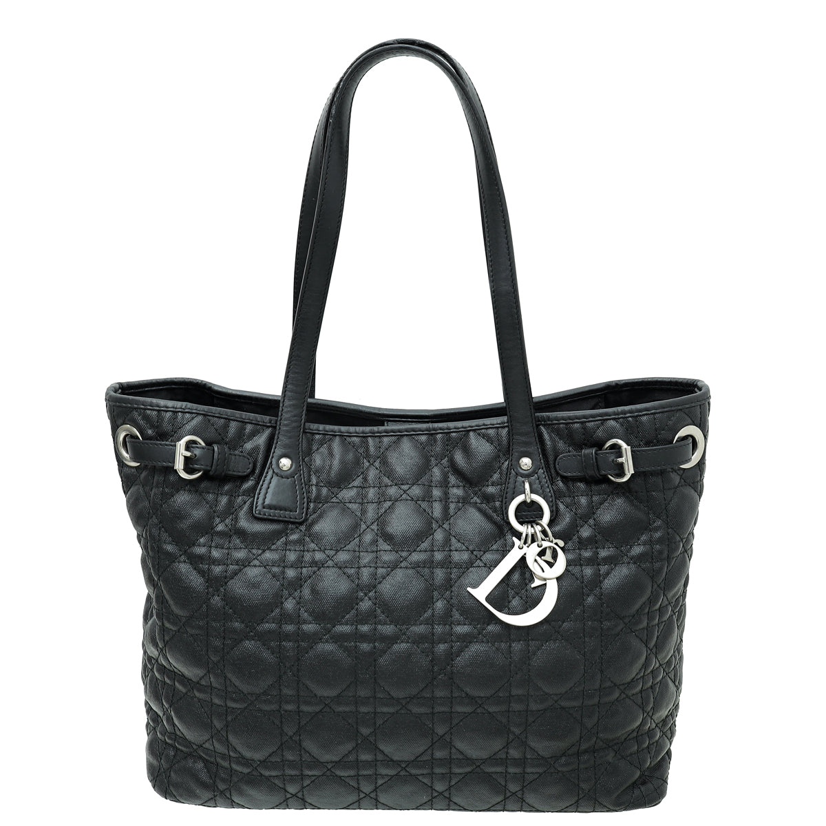 Christian Dior Black Panarea Medium Tote Bag