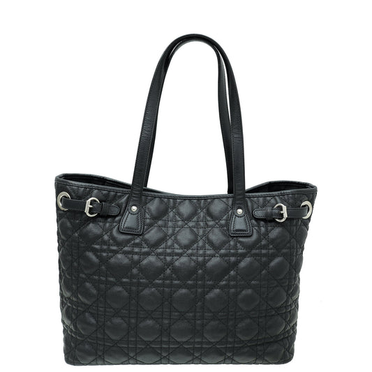 Christian Dior Black Panarea Medium Tote Bag