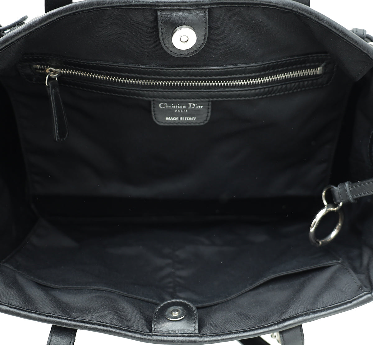 Christian Dior Black Panarea Medium Tote Bag