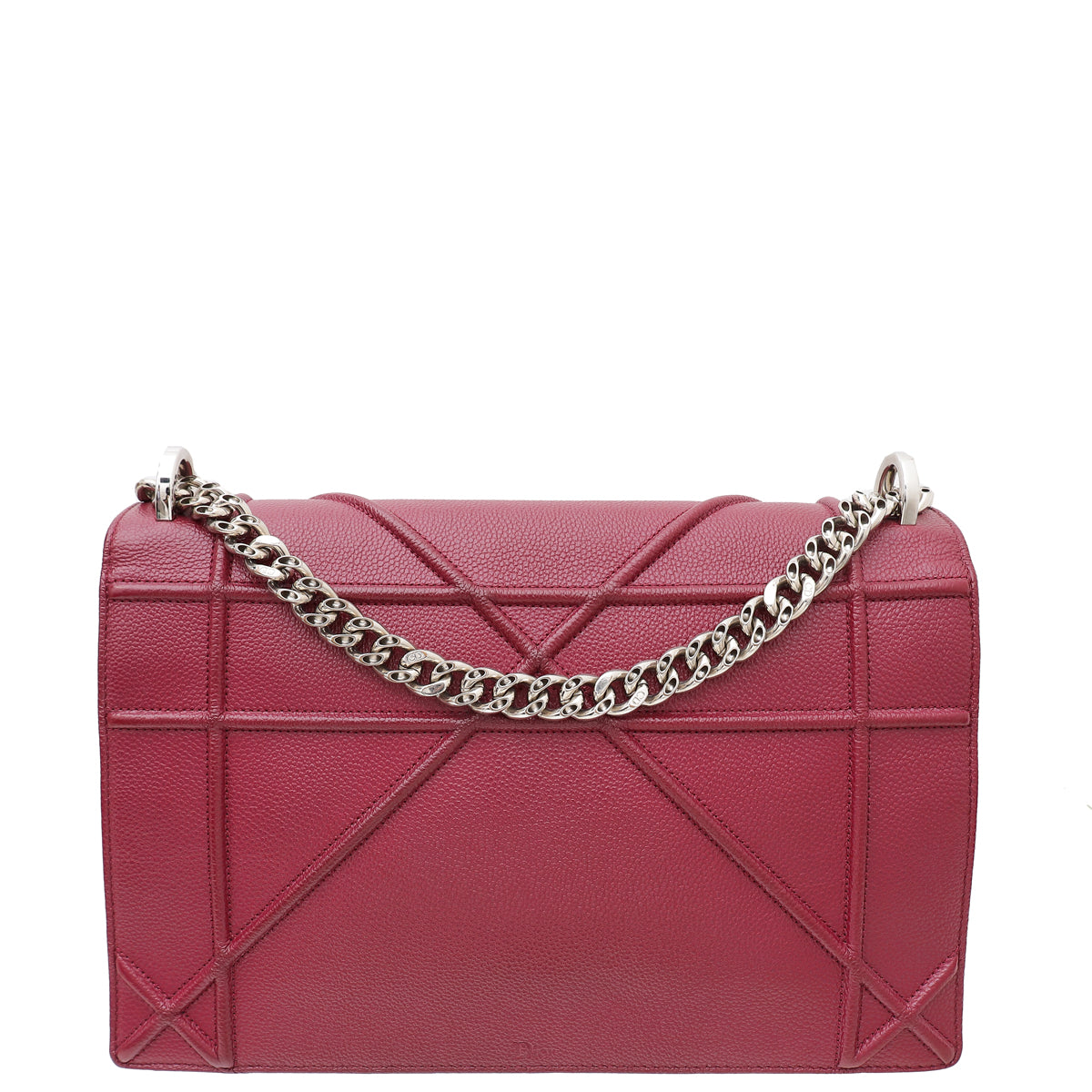 Christian Dior Burgundy Diorama Large Bag