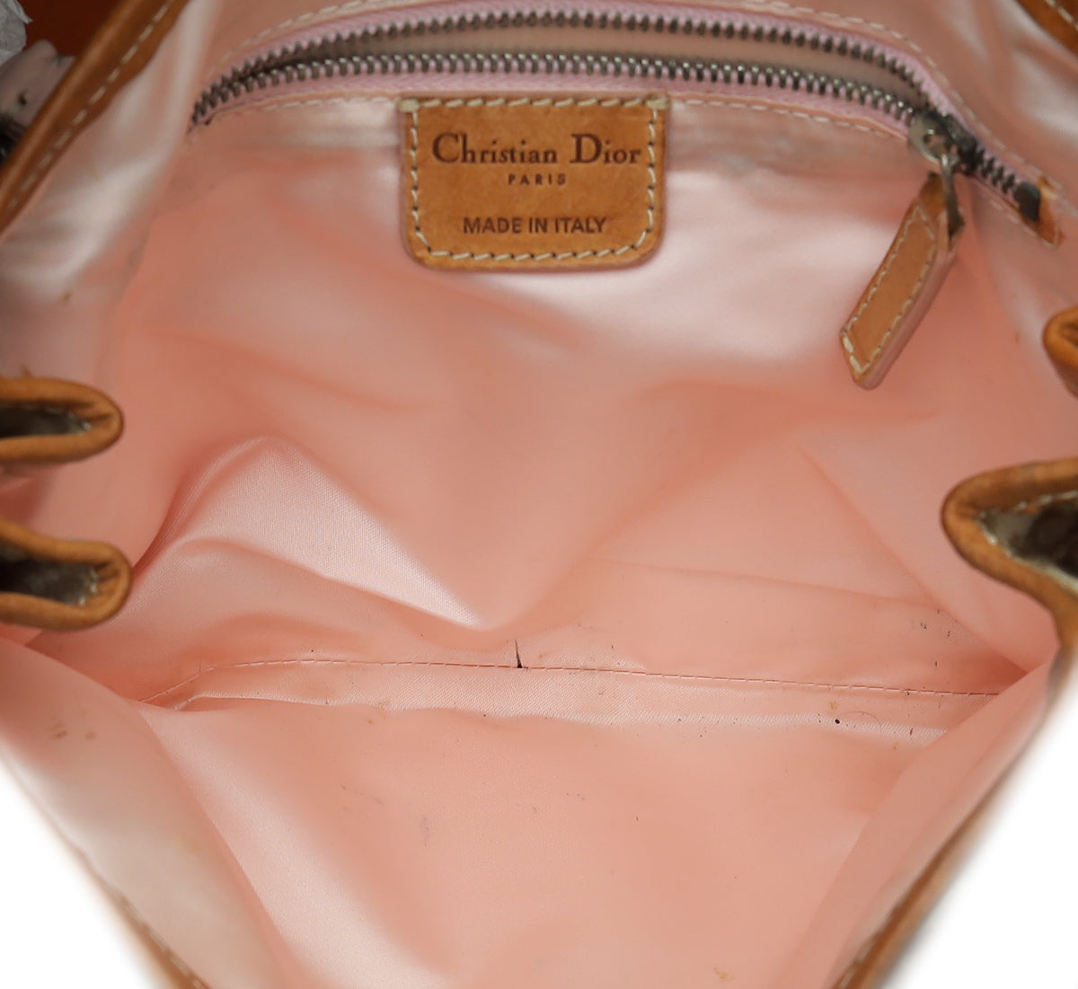 Christian Dior Tricolor Romantique Trotter Bag