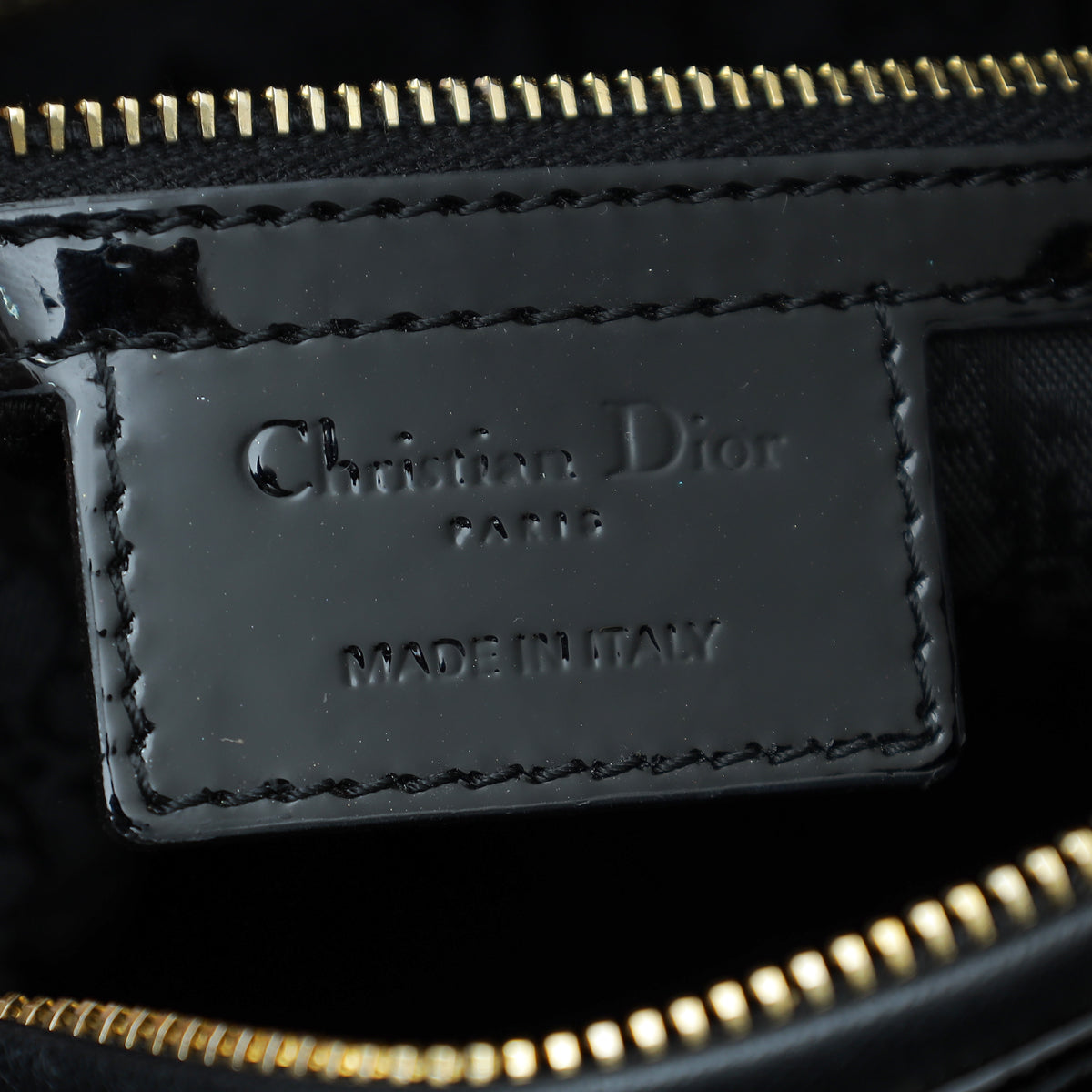 Christian Dior Black Lady Dior Bag