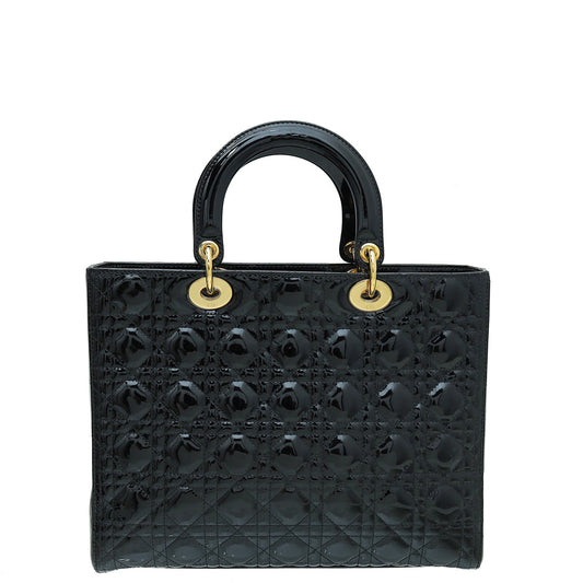 Christian Dior Black Lady Dior Bag