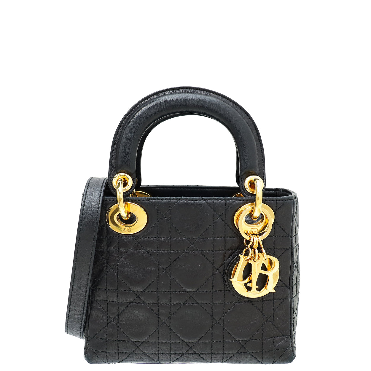 Christian Dior Black Mini Lady Dior Bag