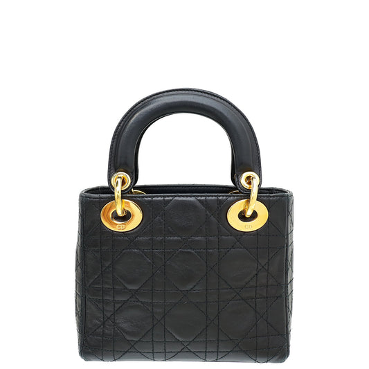 Christian Dior Black Mini Lady Dior Bag