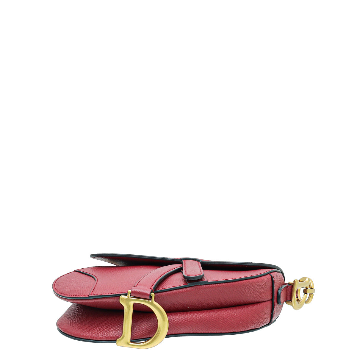 Christian Dior Red Mini Saddle Bag