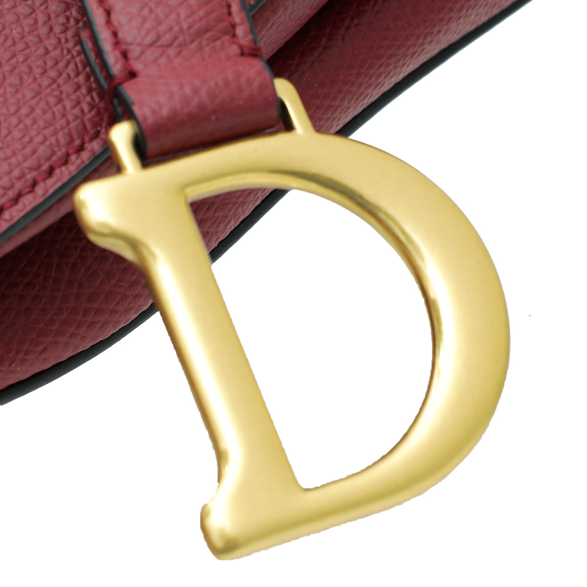 Christian Dior Red Mini Saddle Bag