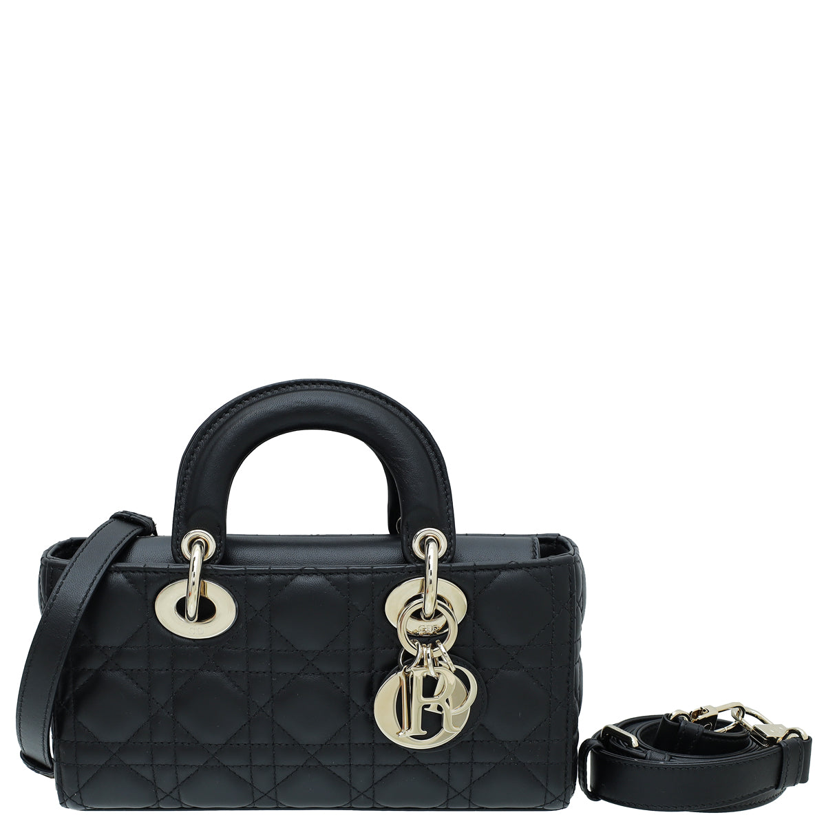 Christian Dior Black Lady D-Joy Small Bag