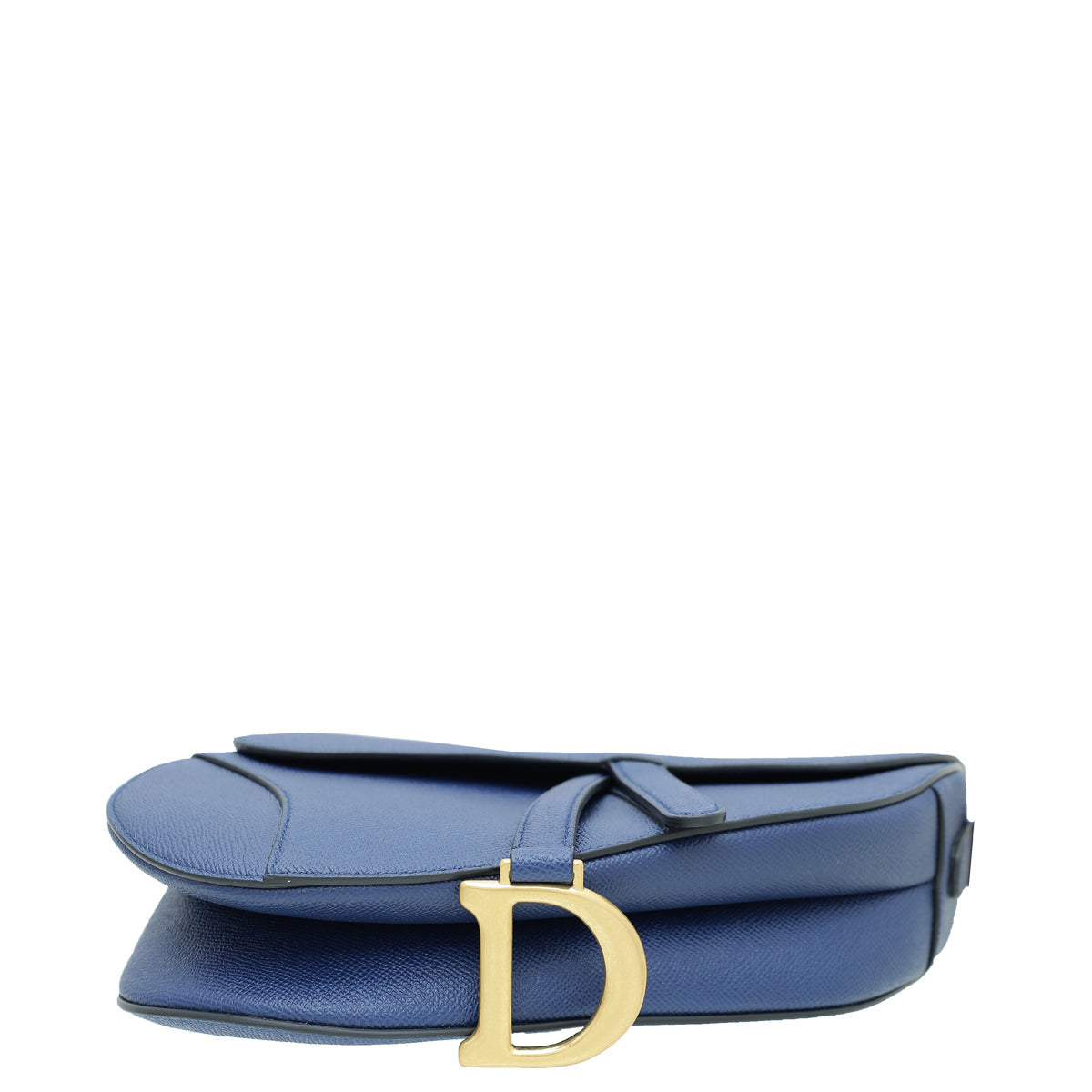 Christian Dior Royal Blue Medium Saddle Bag