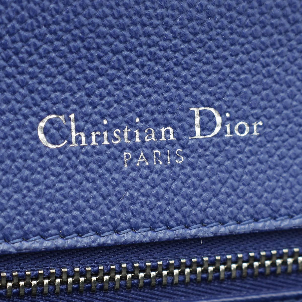 Christian Dior Royal Blue Diorama Medium Flap Bag