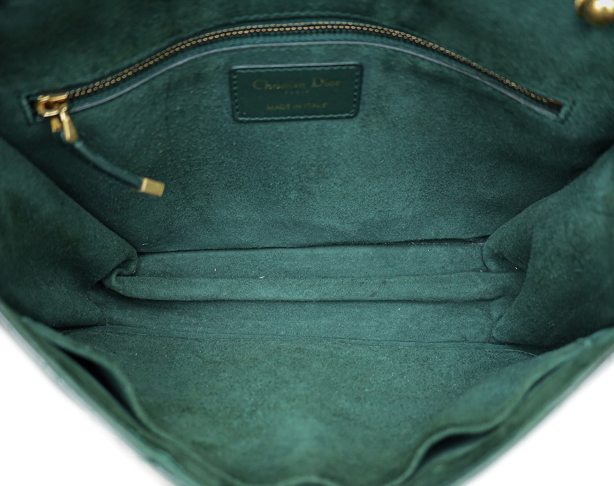 Christian Dior Emerald Green DiorAddict Flap Small Bag