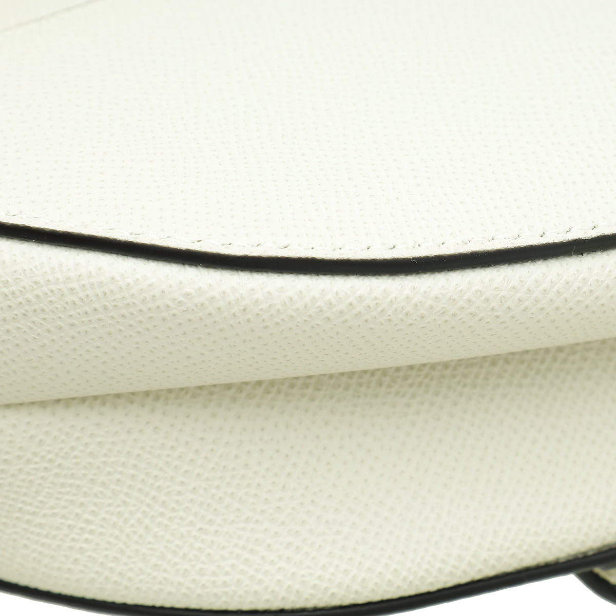 Christian Dior White Saddle Medium Bag