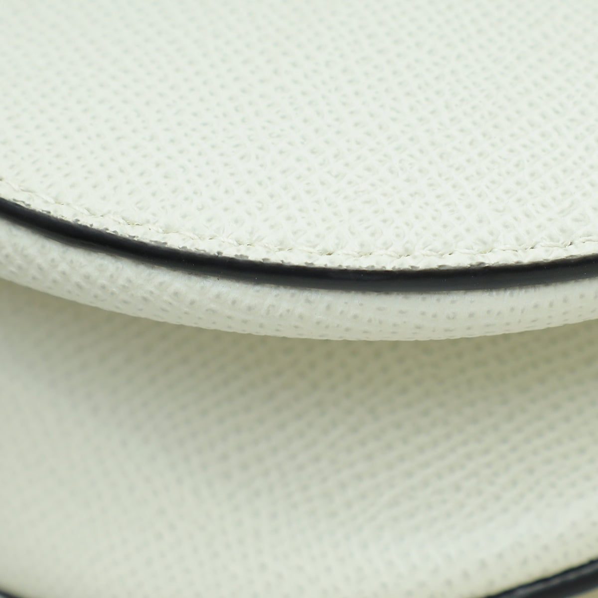 Christian Dior White Saddle Medium Bag