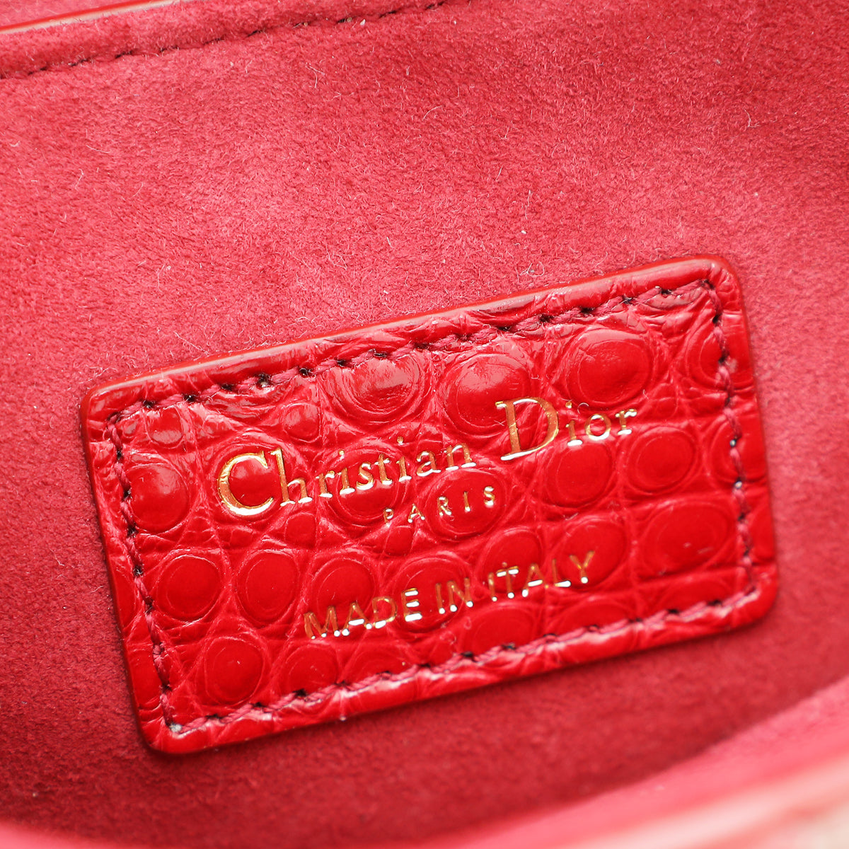 Christian Dior Dark Red Saddle Mini Bag