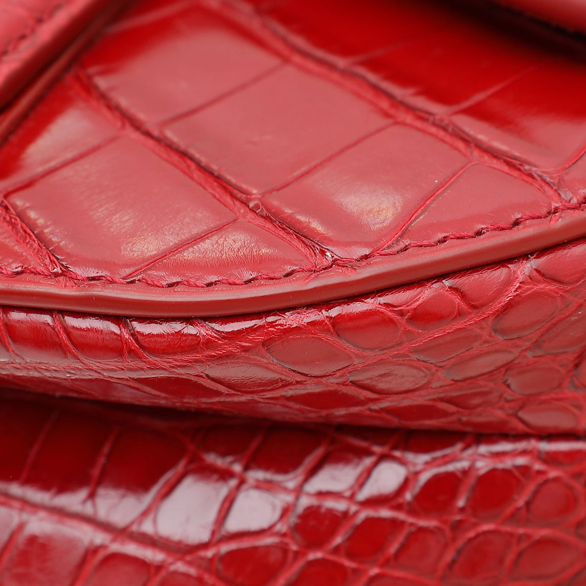 Christian Dior Dark Red Saddle Mini Bag