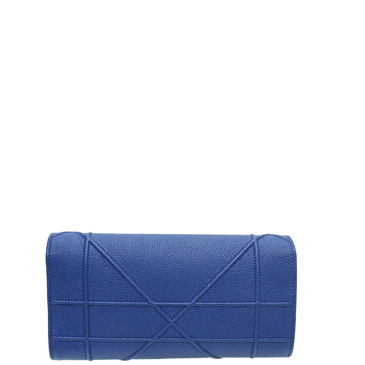 Christian Dior Blue Diorama Wallet On Chain