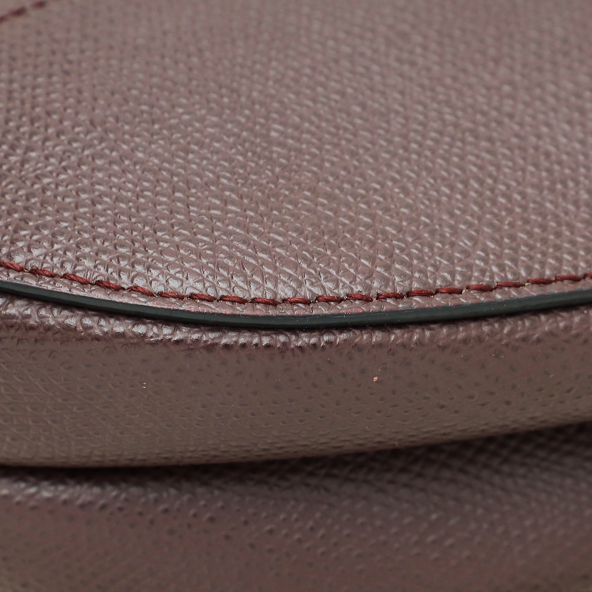 Christian Dior Burgundy Mini Saddle Bag w/Strap