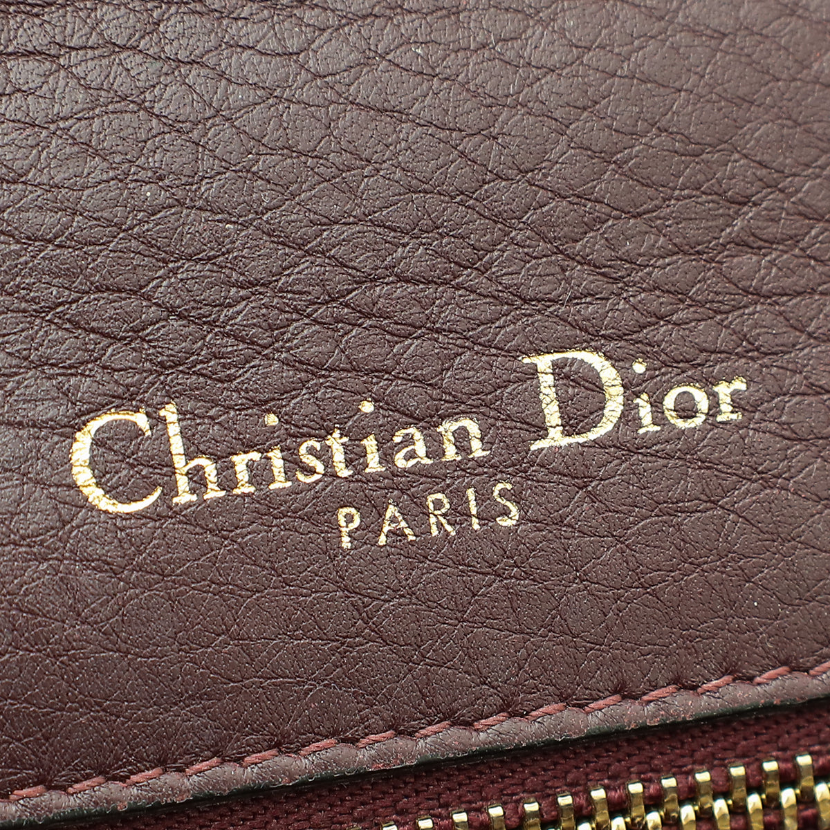 Christian Dior Burgundy Diorama Small Bag