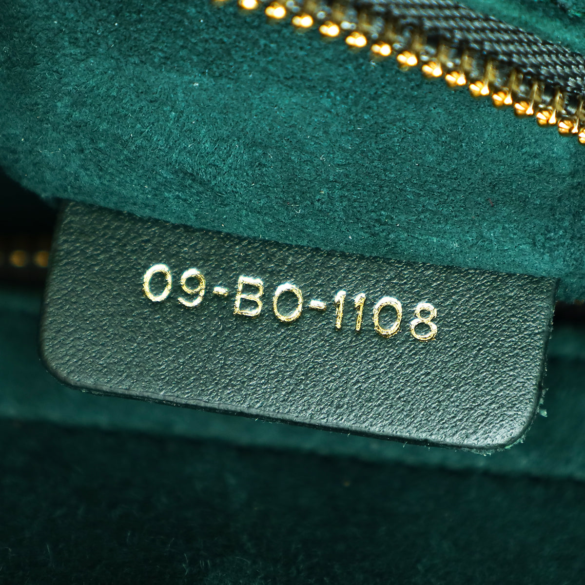 Christian Dior Dark Green Lady Dior Large Bag